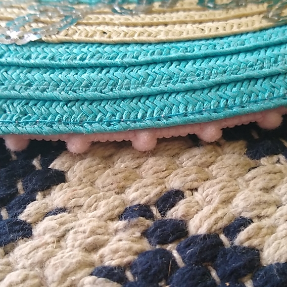 Limited Too Girls "Mermazing" Blue Floppy Hat NWT - Picture 6 of 7